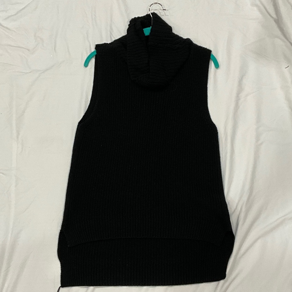 Tea n Cup Black Cowl Neck Sweater